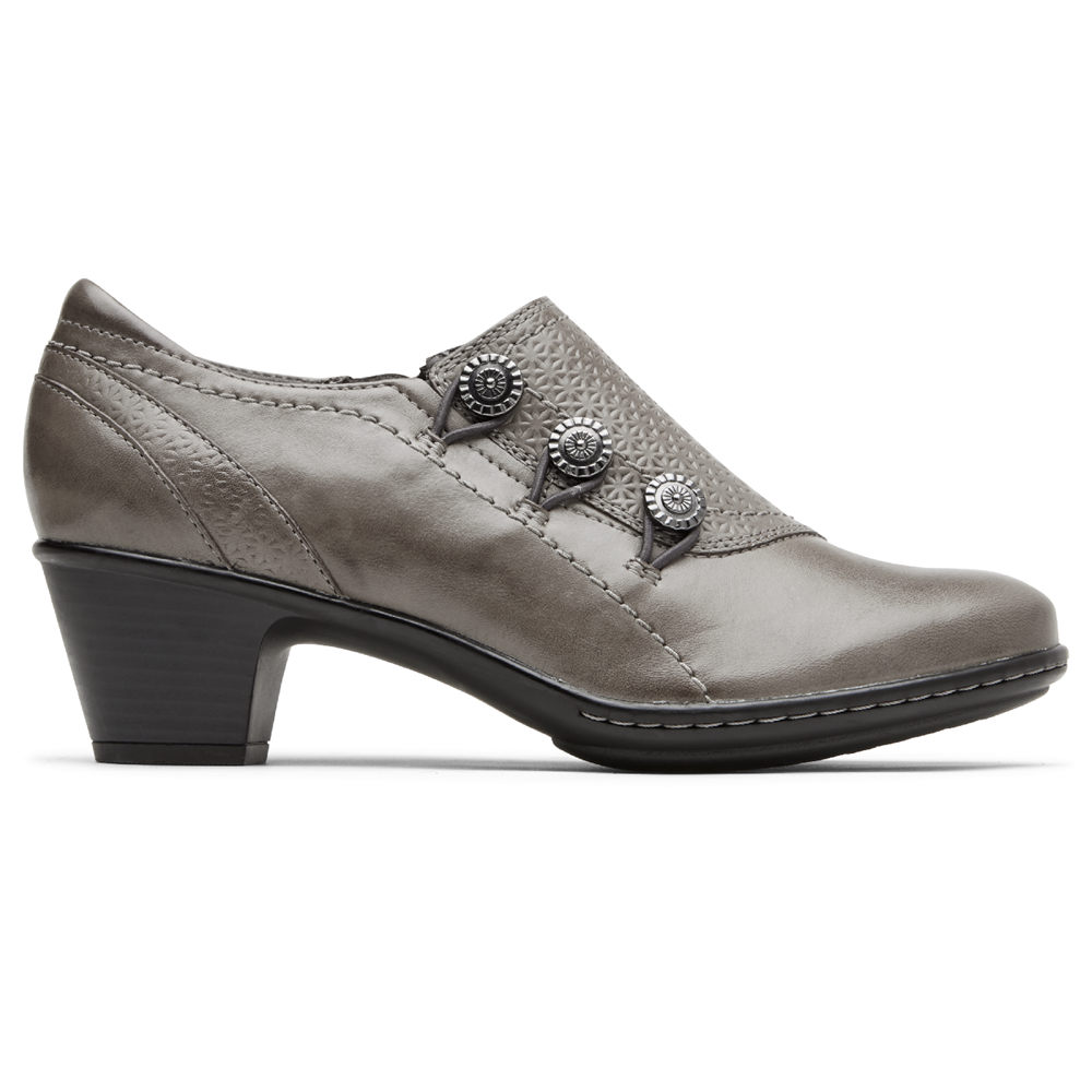 Cunhas Rockport Mulher Cinzentas - Cobb Hill Kailyn Altas Vamp - 93726CYRK